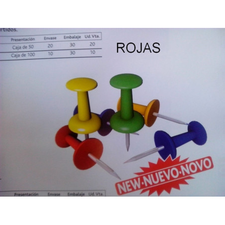 AGUJA SEÑALIZADORA ROJA CAJA 100U ARTES