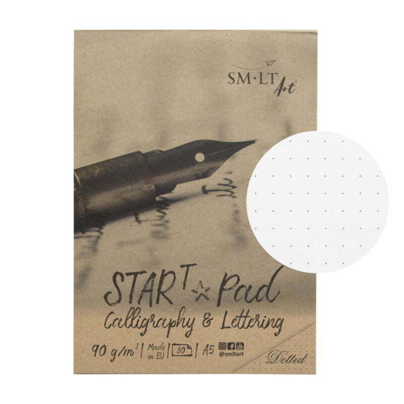 BLOC DIBUJO ENCOLADO CALLIGRAPHY & LETTERING STAR PAD PUNTEADO A-5 30H 90G 5KDS-30/T PRECISION