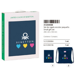 SET DE REGALO PQÑO. BENETTON "LOVE" SAFTA23 ENERO 312350588