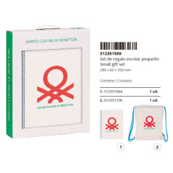 SET DE REGALO PQÑO. BENETTON "TOPITOS" SAFTA23 ENERO 312351588