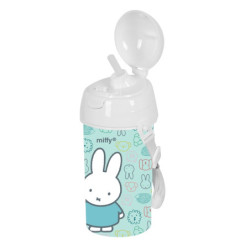 BOTELLA 500ML APERTURA AUTOM. CON PAJITA MIFFY "FRIENDS" SAFTA26 312591899 19,5X7,3 UNIDAD