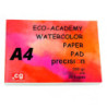PAPEL PRECISION ECO-ACADEMY ACUARELA A-4 21*29,7 280G BLOC 50H