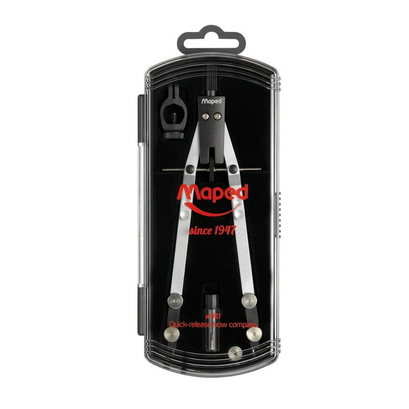 COMPAS MAPED TECHNICAL APERTURA RAPIDA METAL C/ADAPTADOR 178101