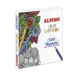 JUEGO ALPINO COLOR 24 LAPICES + 120 MANDALAS AL00250