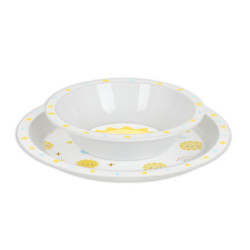 SET DE PLATOS Y CUBIERTOS PREESCOLAR "SOLETE" SAFTA22 VAC 342291933