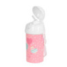 BOTELLA 500ML APERTURA AUTOM. CON PAJITA BLACKFIT8 "GLOBITOS" 342339899 SAFTA23 VAC