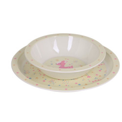 SET DE PLATOS Y CUBIERTOS SAFTA PREESCOLAR "FOREST" SAFTA23 ENERO 342356933