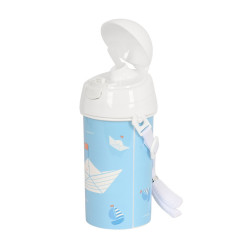 BOTELLA 500ML APERTURA AUTOM. CON PAJITA SAFTA PREESCOLAR "SHIP" SAFTA23 ENERO 342360899