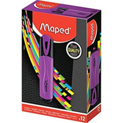 MARCD.FLUOR MAPED FLUO PEPS COLOR VIOLETA CAJA 12U 742531