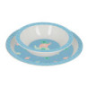 SET DE PLATOS Y CUBIERTOS SAFTA PREESCOLAR "ELEFANTES" 342390933 SAFTA23 VAC