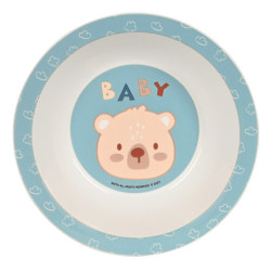 SET DE PLATOS Y CUBIERTOS SAFTA PREESCOLAR "BABY BEAR" 342394933 SAFTA23 VAC
