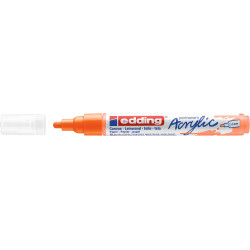 MARCADOR EDDING N.º 5100 ACRILICO 2-3 MM NARANJA NEON COLOR 66 UNIDAD