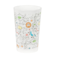 SET DE PLATOS, CUBIERTOS Y VASO SAFTA PREESCOLAR "ZOO" SAFTA25 ENERO 342491933