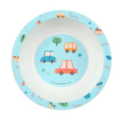 SET DE PLATOS, CUBIERTOS Y VASO SAFTA PREESCOLAR "COCHES" SAFTA25 ENERO 342493933