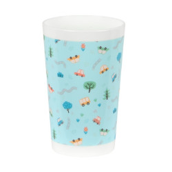 SET DE PLATOS, CUBIERTOS Y VASO SAFTA PREESCOLAR "COCHES" SAFTA25 ENERO 342493933