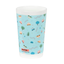 SET DE PLATOS, CUBIERTOS Y VASO SAFTA PREESCOLAR "COCHES" SAFTA25 ENERO 342493933