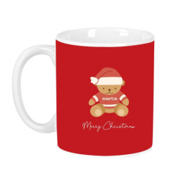 TAZA GRANDE OSITO ROJO FELICES FIESTAS 342503914 SAFTA25 SEPTIEMBRE