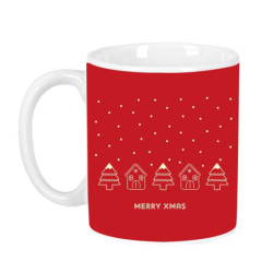 TAZA GRANDE CASITAS MERRY XMAS 342505914 SAFTA25 SEPTIEMBRE
