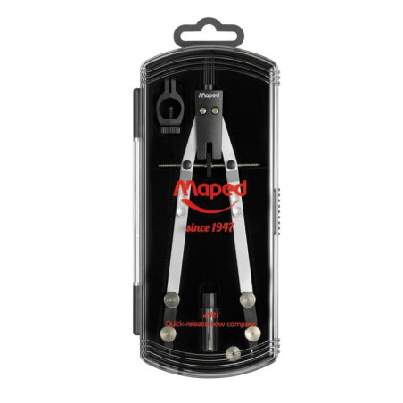 COMPAS MAPED TECHNICAL APERTURA RAPIDA METAL C/ADAPTADOR 178101