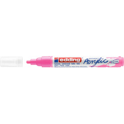 MARCADOR EDDING N.º 5100 ACRILICO 2-3 MM ROSA NEON COLOR 69 UNIDAD