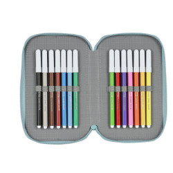 ESTUCHE CREMA DOBLE PEQ 28 PCS RECICLABLE NATIONAL GEOGRAPHIC "BELOW ZERO" 412109854 19,5*12,5 SAFTA