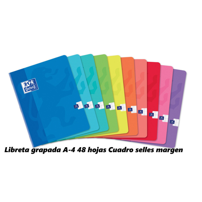 LIBRETA ENRI OXFORD SCHOOL A-4 48H MM SEYES 100102638