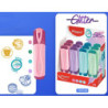 MARCD.FLUOR MAPED GLITTER 4 COLORES EXP 12U 742038