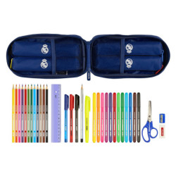 ESTUCHE CREMA MOCHILA C/4 PORT.LLENOS REAL MADRID 2ª EQUIP. 412134747 23*12 SAFTA22