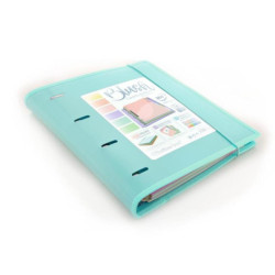 CARPEBLOC 4A 35MM OFFICEBOX PP BORDE TELA C/GOMA AZUL UNIDAD 43205AB