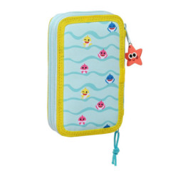 PLUMIER DOBLE PQÑO 28 PCS BABY SHARK "BEACH DAY" SAFTA23 ENERO 412160854