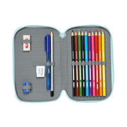 PLUMIER DOBLE PQÑO 28 PCS BABY SHARK "BEACH DAY" SAFTA23 ENERO 412160854