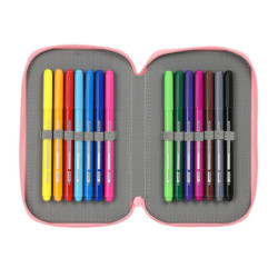 ESTUCHE CREMA DOBLE PEQ 28 PCS GLOWLAB "ENJOY THE RIDE" 412161854 19,5*12,5 SAFTA22