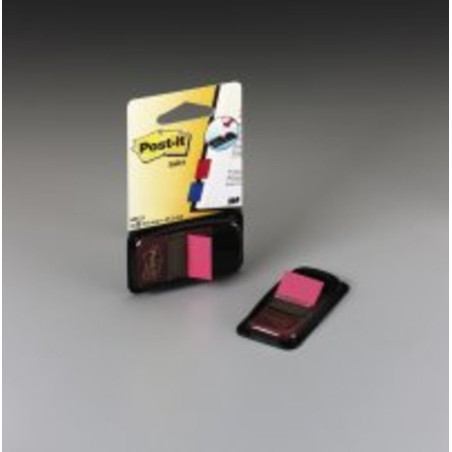 BANDERITA POST-IT 680 25*43MM ROSA BRILLANTE 3M