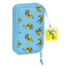 ESTUCHE CREMA DOBLE PEQ 28 PCS BOB ESPONJA "POSITIVE VIBES" 412191854 19,5*12,5 SAFTA22