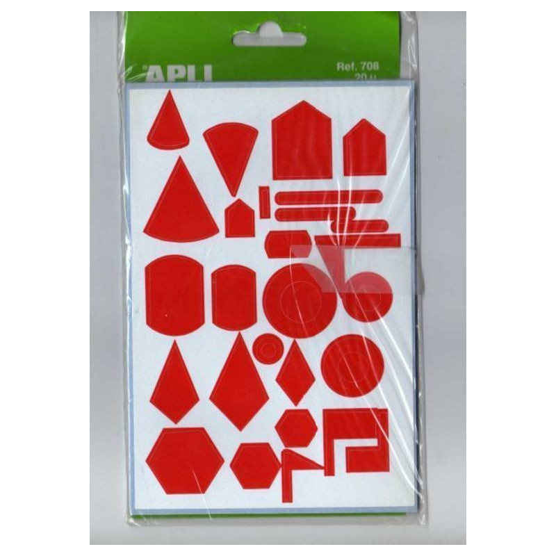 ETIQUETAS APLI GOMETS SURTIDO 20H 00708