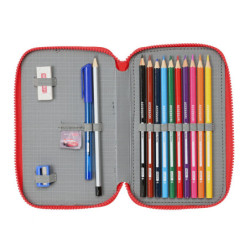 ESTUCHE CREMA DOBLE PEQ 28 PCS CARS "DOUBLE VISION" 412211854 19,5*12,5 SAFTA22