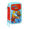 ESTUCHE CREMA TRIPLE 36 PCS SUPERTHINGS "KAZOOM KIDS" 412276857 19,5*12,5 SAFTA22