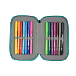 ESTUCHE CREMA TRIPLE 41 PCS REAL MADRID 3ª EQUIP. 412224057 20,5*12,5 SAFTA22