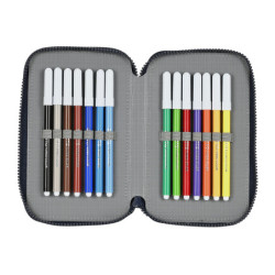 ESTUCHE CREMA DOBLE PEQ 28 PCS F.C.BARCELONA "CORPORATIVA" 412225854 19,5*12,5 SAFTA22