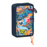 ESTUCHE CREMA DOBLE PEQ 28 PCS HOT WHEELS "CHALLENGE" 412238854 19,5*12,5 SAFTA22
