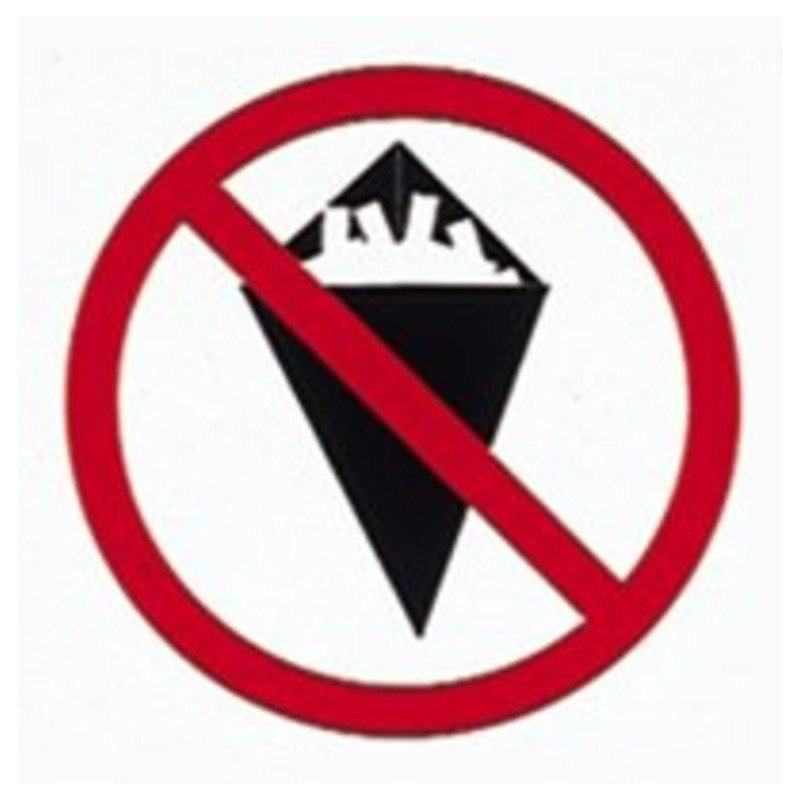 LETRERO APLI SEÑALIZACION ADHESIVO PROHIBIDO COMER 847