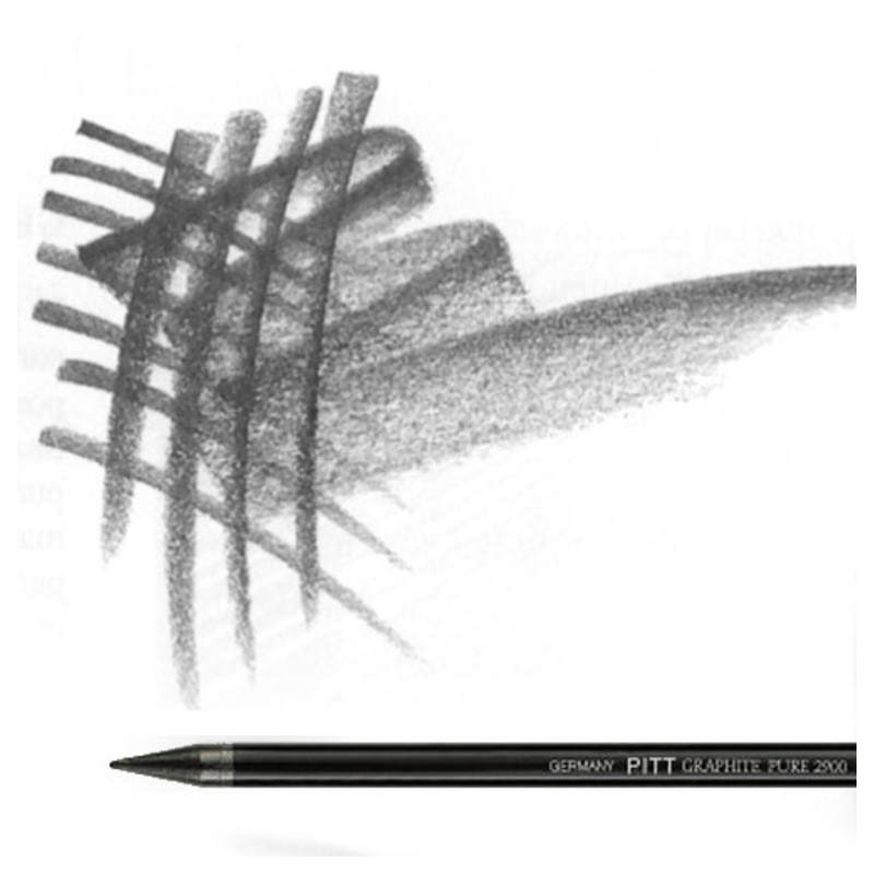 LAPIZ FABER-CASTELL PITT GRAFITO PURO 3B DOCENA