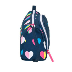 PORTATODO CON BOLSILLO DESPLEGABLE VACIO BENETTON "CORAZONES" 412250917 11*20 SAFTA22