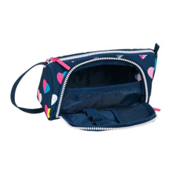 PORTATODO CON BOLSILLO DESPLEGABLE VACIO BENETTON "CORAZONES" 412250917 11*20 SAFTA22