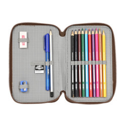 PLUMIER DOBLE PQÑO 28 PCS JURASSIC WORLD "DOMINION" SAFTA23 ENERO 412263854