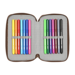 PLUMIER DOBLE PQÑO 28 PCS JURASSIC WORLD "DOMINION" SAFTA23 ENERO 412263854