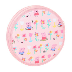 ESTUCHE CREMA REDONDO 18 PCS. PEPPA PIG "HAVING FUN" 412272633 3,5*21 SAFTA22