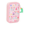 ESTUCHE CREMA DOBLE PEQ 28 PCS PEPPA PIG "HAVING FUN" 412272854 19,5*12,5 SAFTA22