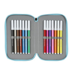 ESTUCHE CREMA TRIPLE 36 PCS SUPERTHINGS "KAZOOM KIDS" 412276857 19,5*12,5 SAFTA22