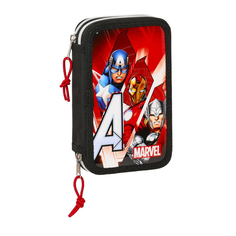 ESTUCHE CREMA DOBLE PEQ 28 PCS AVENGERS "INFINITY" 412279854 19,5*12,5 SAFTA22